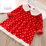 Newborn Girls warm Dress Cute